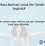 Motivasi Diri Sendiri Singkat